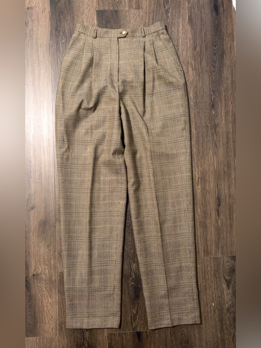 Vintage Lauren Ralph Lauren Wool cashmere plaid dress pants size 8